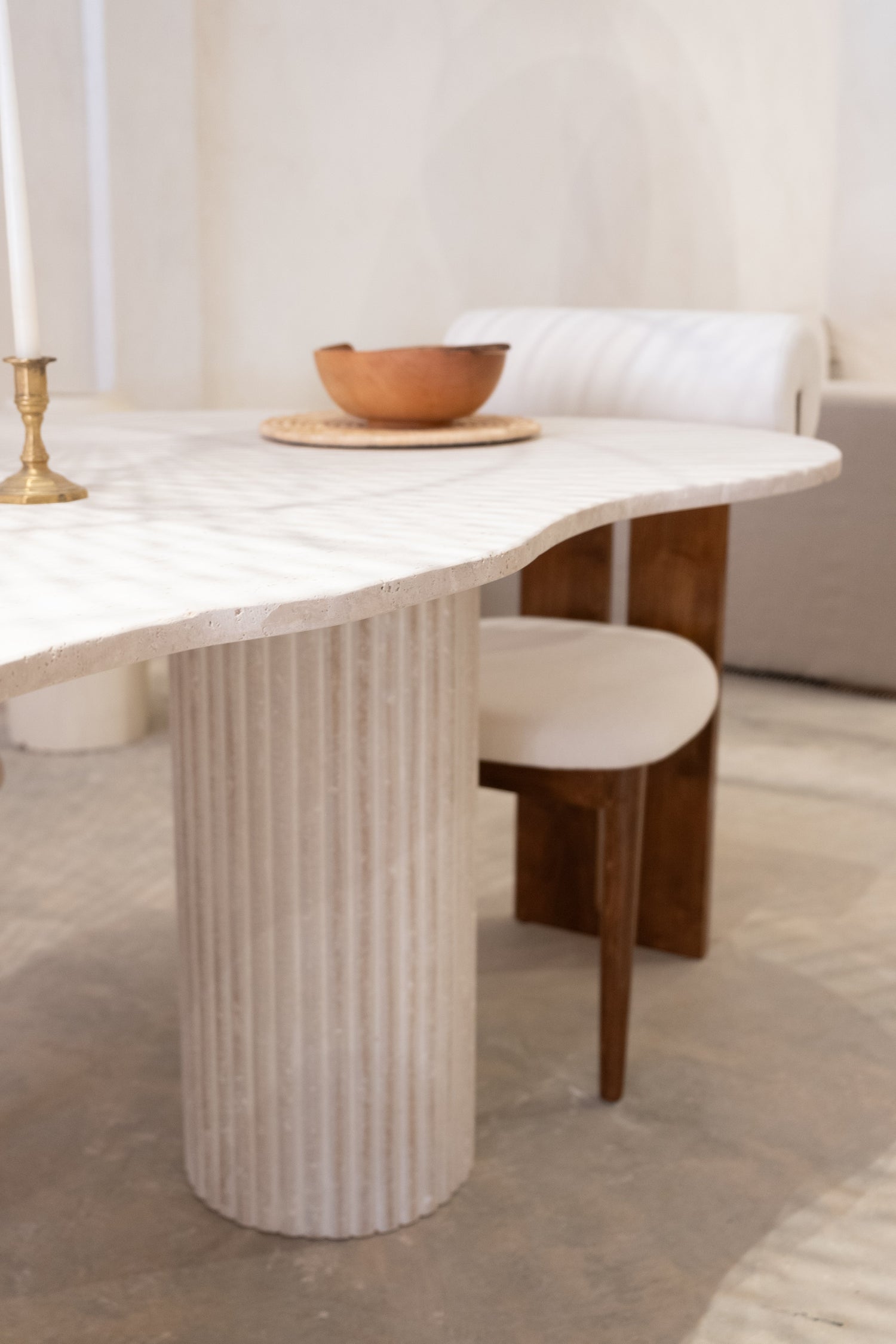 Table à Manger en Travertine